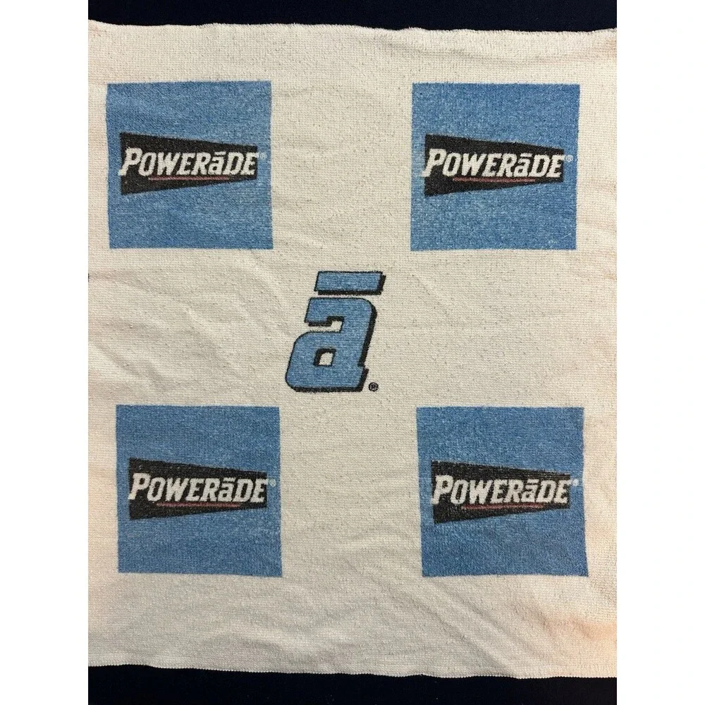 Vintage Powerade Drink Sports Towel Gym Bench Rally Long a 22 x 43